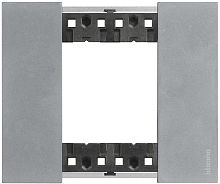 Рамка универсальная Legrand BTicino Living Now 1-м. 2 мод. металл луна картинка